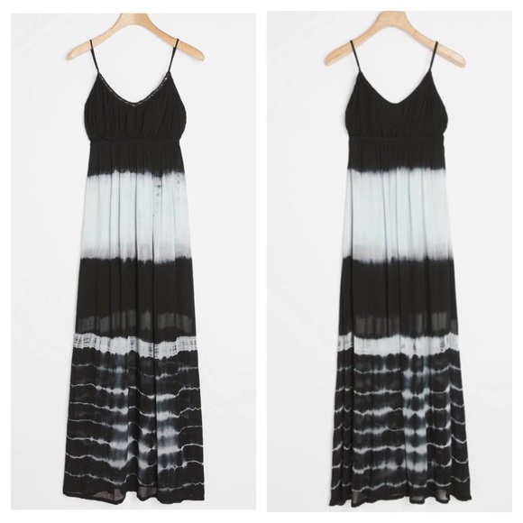 Anthropologie Dresses & Skirts - Anthropologie Aleah Tie-Dye Beaded Boho Maxi Dress